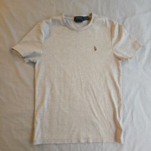 Polo by Ralph Lauren Classic Light Gray Heather Short Sleeve Cotton Tee